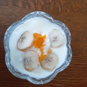 冷凍フルーツバナナヨーグルト
